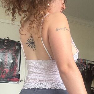 Elegant Lace Women’s Top - White